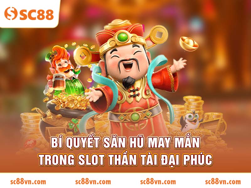 Bí quyết săn hũ may mắn trong slot Thần Tài Đại Phúc