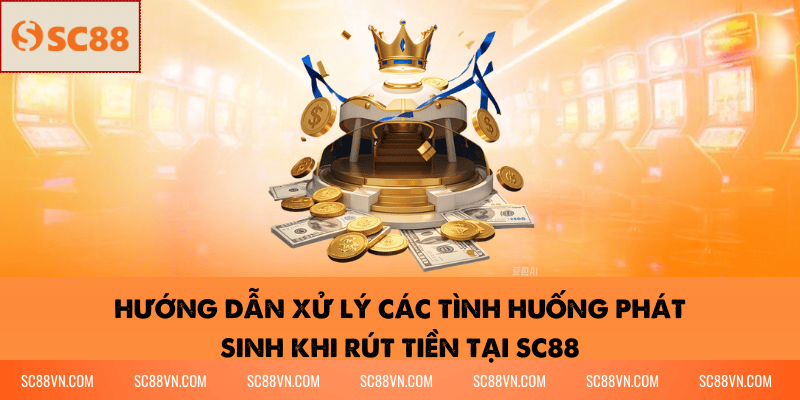 Hướng dẫn xử lý các tình huống phát sinh khi rút tiền tại SC88